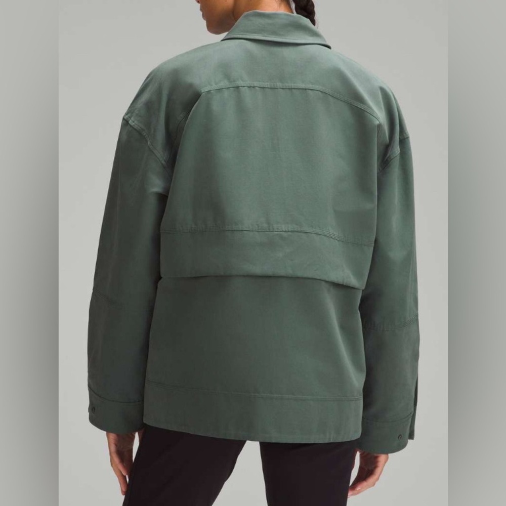NWOT Lululemon Glyde 2-in-1 Adaptable Jacket Dark Forest - Picture 2 of 8